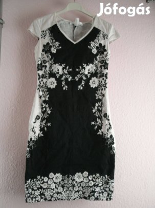 Szöszy 36-os fekete-fehér ruha mell:84,