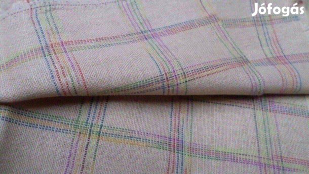 Szőtt lenvászon lakástextíl 7 m Új