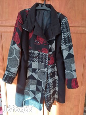 Szövet kabát (mintás)