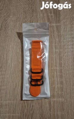 Szövet óraszíj okosóraszíj narancssárga 1