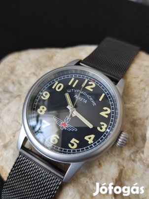 Szovjet Acéltokos Rakéta Sturmanszki 19 köves Mechanikus szép karóra