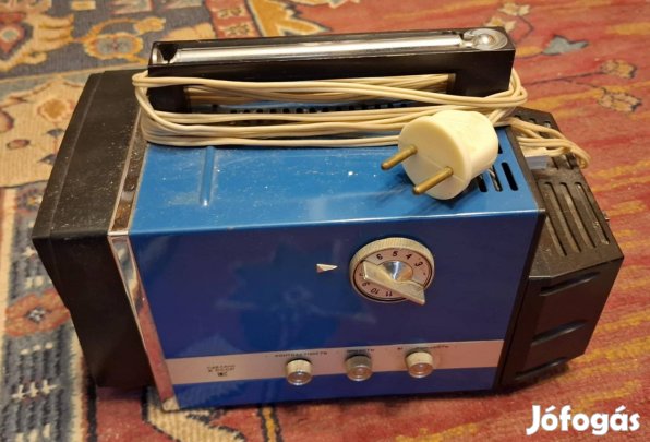 Szovjet Elektronika VL-100 mini TV 1976-ból - 12V / 230V