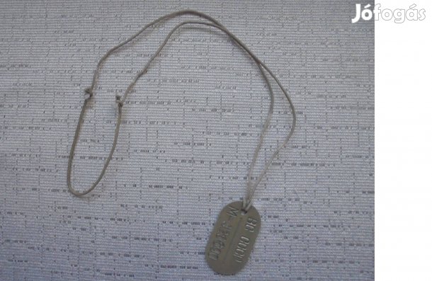 Szovjet Katonai Hidegháborús Azonosító/Dög Cédula/