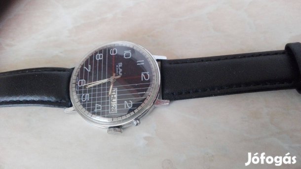 Szovjet Szláva karóra ritka db Dátumváltós eredeti 26 köves