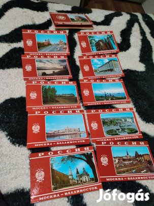 Szovjet Transzszibériai vasút fotófüzet - 14képpel