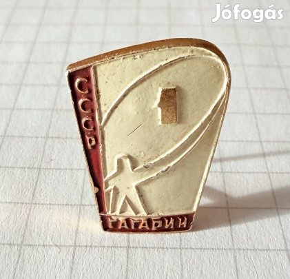 Szovjet kitűző - Gagarin