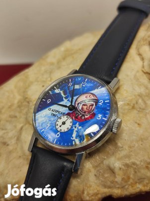 Szovjet szép Pobeda Gagarin Mechanikus szép karóra