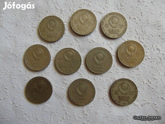 Szovjetunió 10 darab 1 rubel LOT ! 01