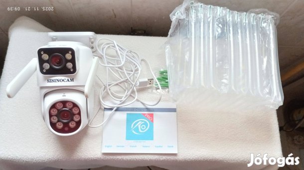 Szsinocam Vezeték Nélküli Biztonsági Kamera Kettős Lencsével