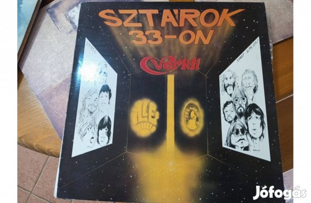Sztárok 33-on Verkli bakelit hanglemez eladó