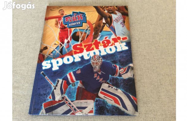 Sztársportolók Fiúk könyve kosárlabda foci tenisz jégkorong könyv