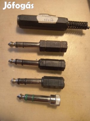 Sztereo Jack csatlakozó átalakító 6.35 -3.5mm 