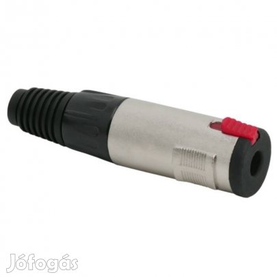 Sztereo Lengő Jack aljzat biztonsági zárral 6,3mm csatlakozó erősített