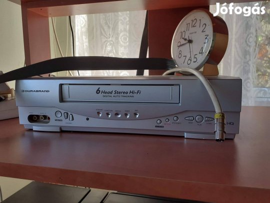 Sztereo VHS video Durabrand video rekorder távirányitóval