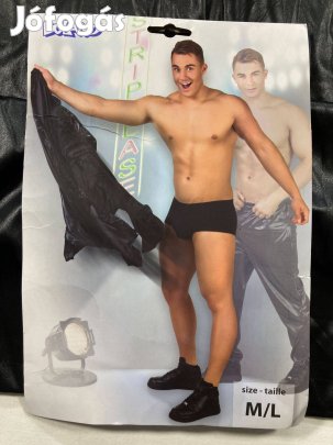 Sztriptíz nadrág, férfi nadrág, felnőtt jelmez, új GH208