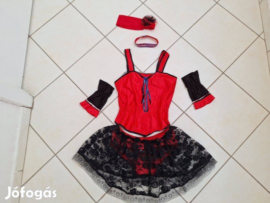 Sztriptíz táncos lány jelmez iskolásoknak, felnőtteknek eladó