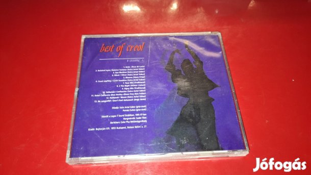 Szűcs Antal Gábor Pomázi Zoltán Best of Creol Cd 
