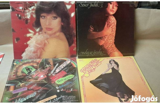 Szücs Judit bakelit lemezek, 4 db együtt (+ 1 Judit lemez)