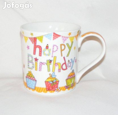 Szülinapos porcelán bögre