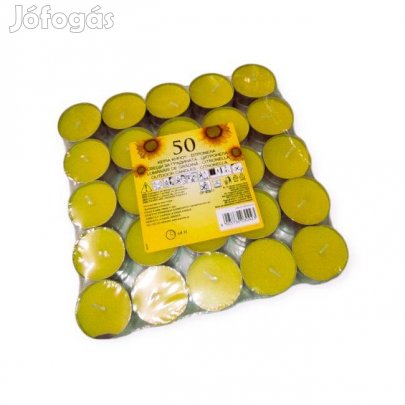 Szúnyogriasztó teamécsesek Citronellával 50 db, kültéri használatra