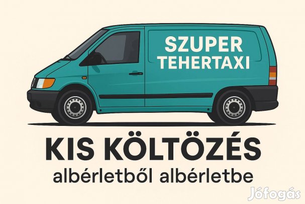 Szuper Tehertaxi Költöztetés, teherszállítás gyorsan és kedvező áron
