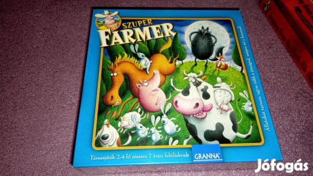 Szuper farmer új társasjáték bontatlan gyerek társasjáték