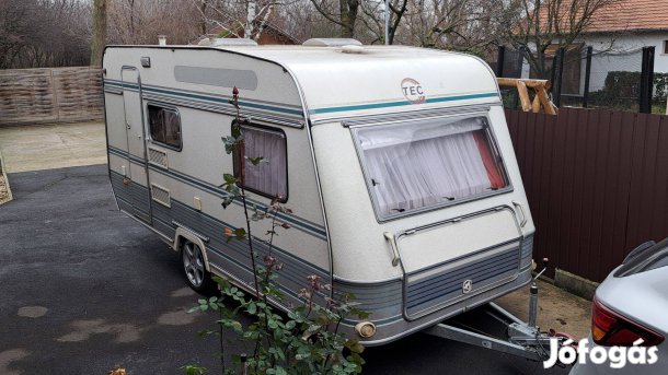 Szuper lakókocsi moverrel, elő sátorral!