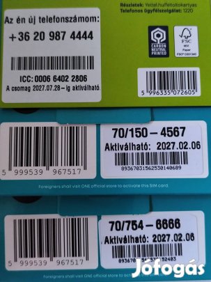 Szuper speciális könnyű telefonszám SIM kártya