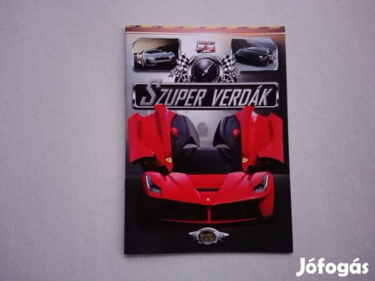 Szuper verdák-Teljesen Új ismeretterjesztő füzet gyermeknek eladó!
