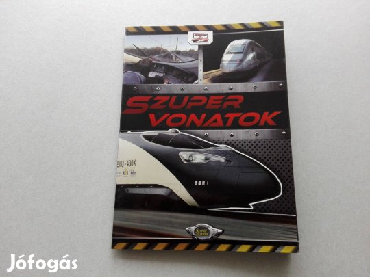 Szuper vonatok-Teljesen Új ismeretterjesztő füzet gyermekeknek eladó!