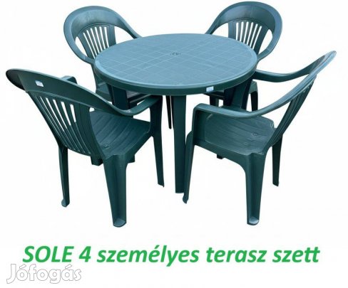 Szuperolcsó műanyag teraszbútor