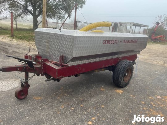 Szüretelő kocsi ( saválló)