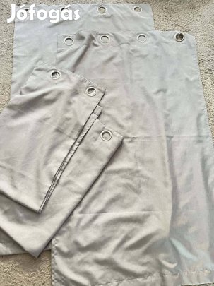 Szürke 4 db függöny