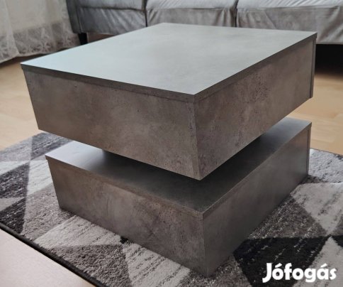 Szürke dohányzóasztal 50 x 50 x 40 cm eladó
