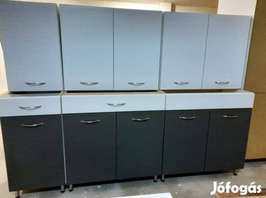 Szürke-fehér konyhabútor (AP127)