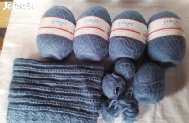 Szürke fonal kötéshez/horgoláshoz