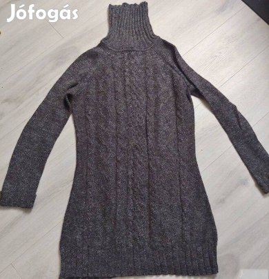 Szürke garbós Hosszított pulcsi L-XL