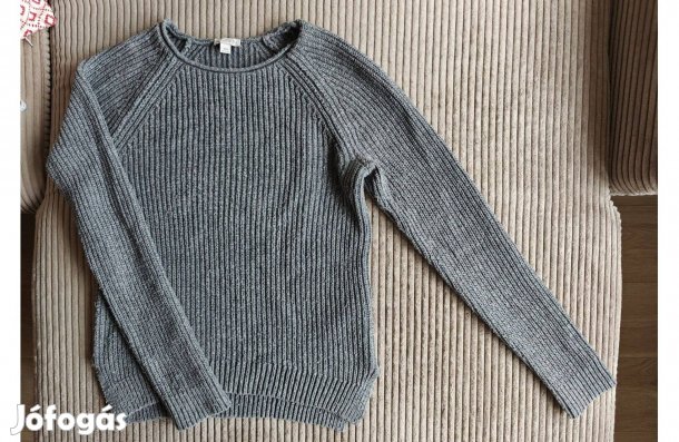 Szürke kötött gyapjútartalmú GAP pulóver XS/S