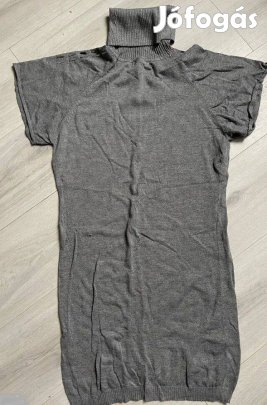 Szürke kötöttruha L-Xxl és alakformáló Legging