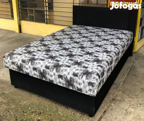 Szürke mintás franciaágy