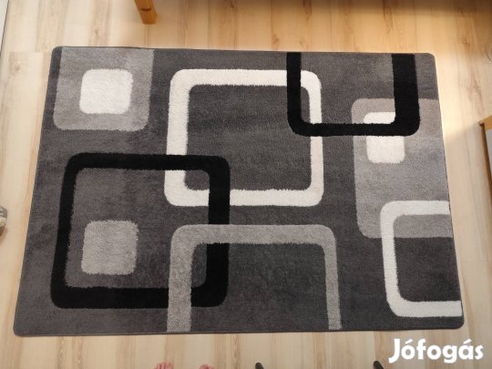 Szürke mintás szőnyeg 120x170 cm 