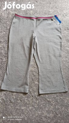 Szürke pamut szabadidő térdnadrág XL-es