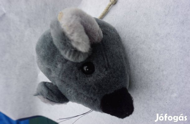Szürke plüss egér eladó
