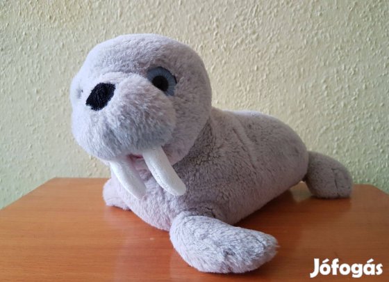 Szürke plüss rozmár