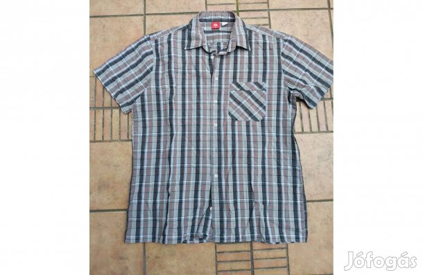 Szürke rövidujjú ing L