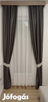 Szürke sötétítő függöny 2 pár eladó