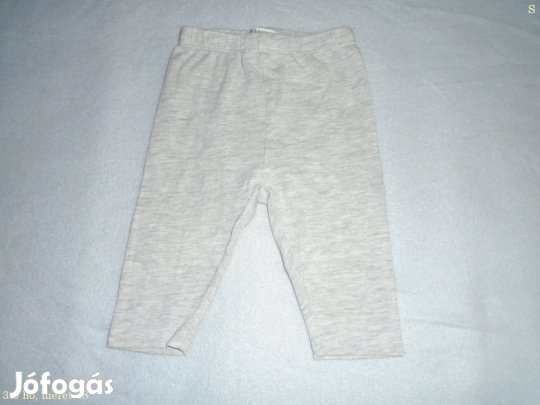Szürke színű pamut nadrág 3-6 hó (méret 68)