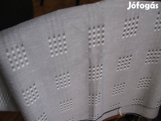 Szürke vászon anyag - méteráru (II/9.)