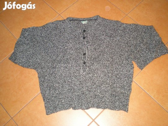 Szürkés feketés színű női pulóver XL-es XL