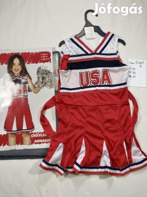 Szurkoló jelmez, pom-pom lány jelmez, új G168